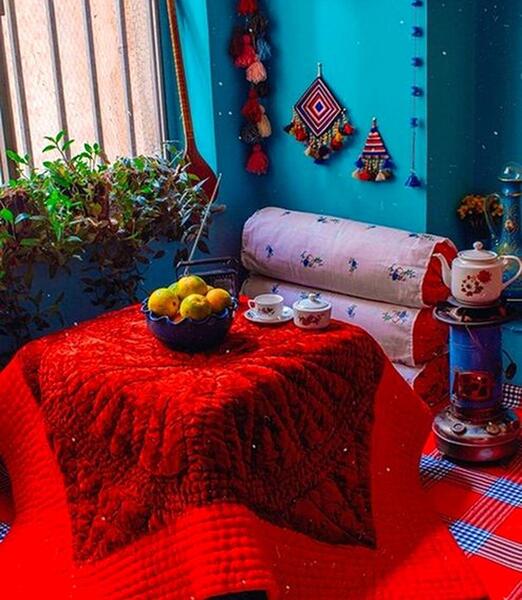 عکس سفره شب یلدا ساده ایرانی