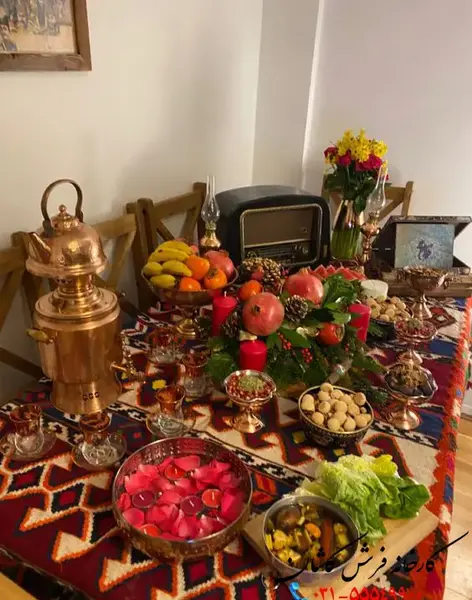 عکس میز شب یلدا سنتی