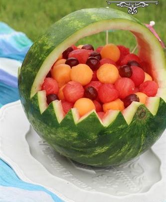 عکس هندوانه تزیینی شب یلدا