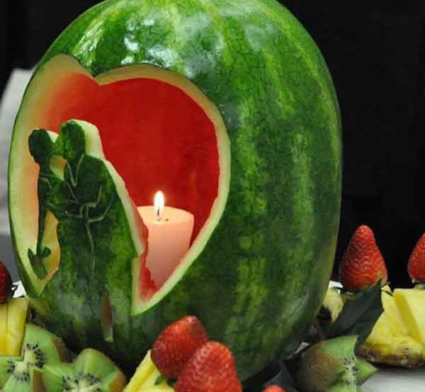 عکس هندوانه تزیینی شب یلدا