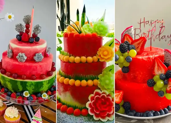 عکس هندوانه تزیینی شب یلدا