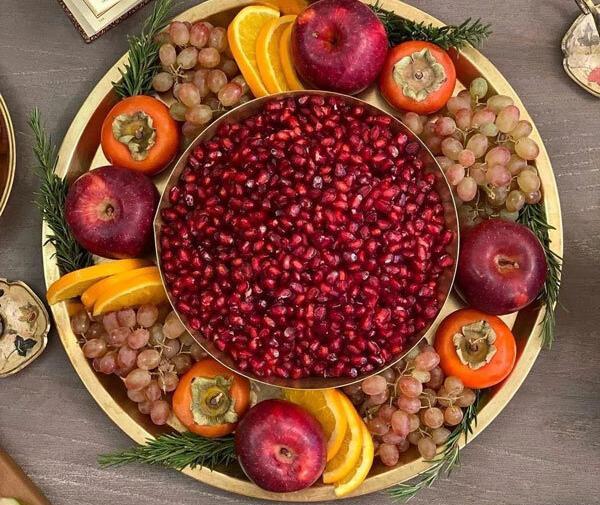 عکس میوه تزیینی برای شب یلدا