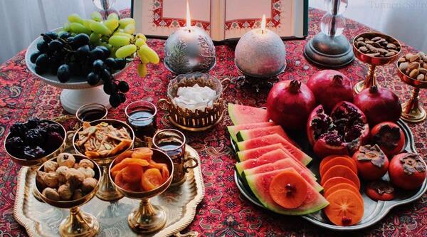 عکس میوه تزیینی برای شب یلدا