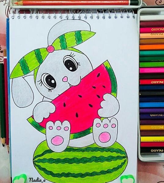 عکس نقاشی شب یلدا برای کلاس چهارم