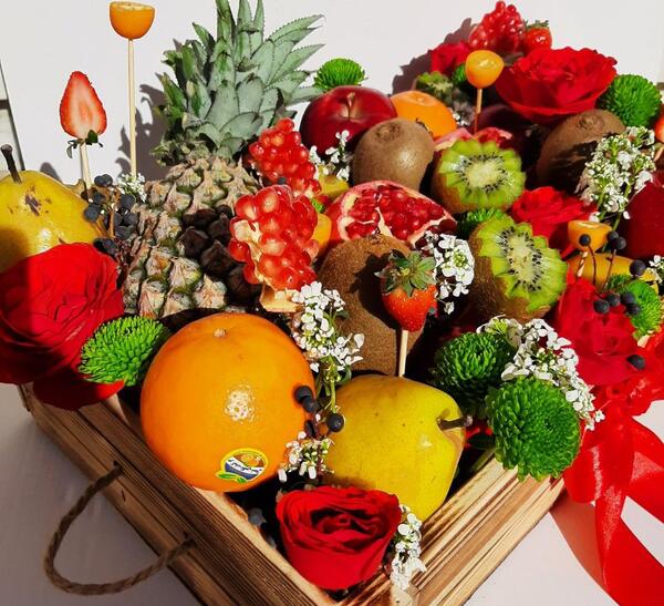 عکس تزیین سبد میوه شب یلدا