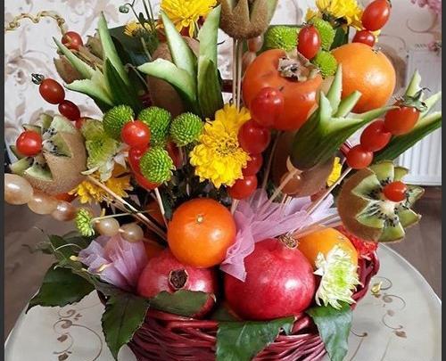 عکس تزیین سبد میوه شب یلدا