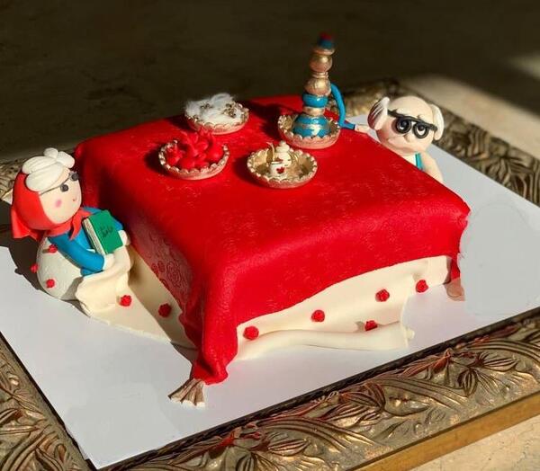 عکس کیک شب یلدا قشنگ