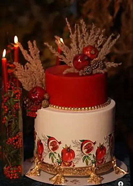 عکس کیک شب یلدا قشنگ