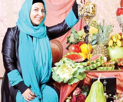 عکس سفره شب یلدا بازیگران