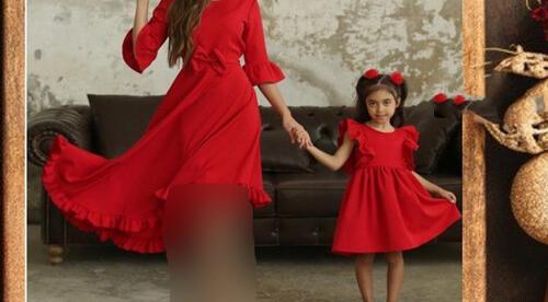 عکس یلدایی مادر و دختری
