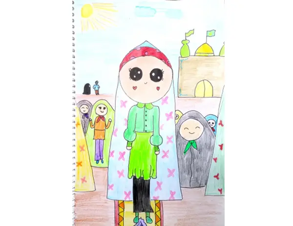 عکس نقاشی ساده در مورد جشن عاطفه ها