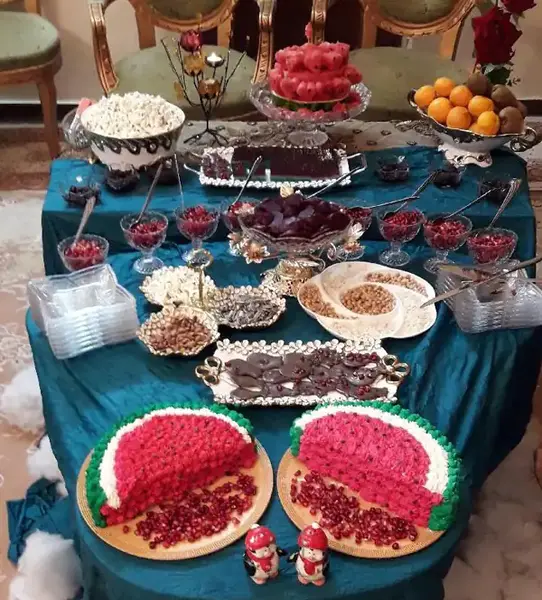 عکس یلدایی تازه عروس