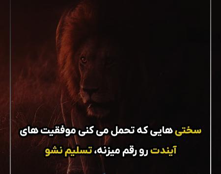 عکس جملات انگیزشی موفقیت کوتاه