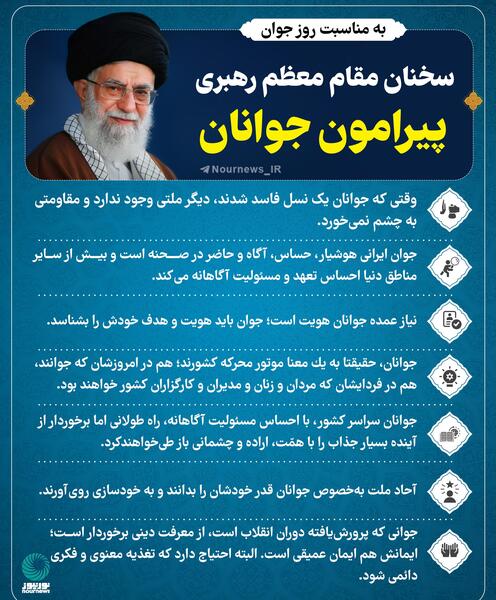 عکس جملات انگیزشی مقام معظم رهبری