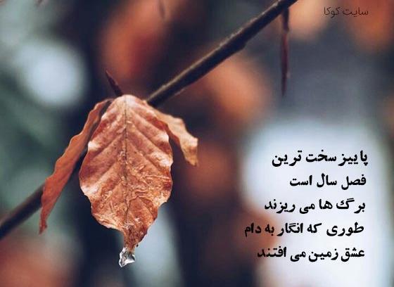 عکس جملات انگیزشی پاییزی کوتاه