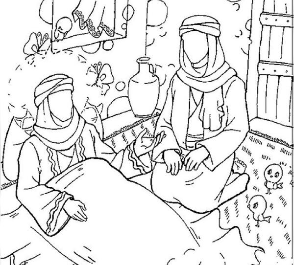 عکس نقاشی ساده ی حضرت فاطمه