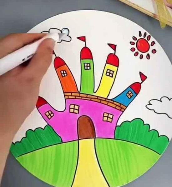 عکس نقاشی ساده راحتی