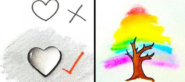 عکس نقاشی ساده راحت فانتزی