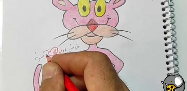 عکس طراحی پلنگ صورتی