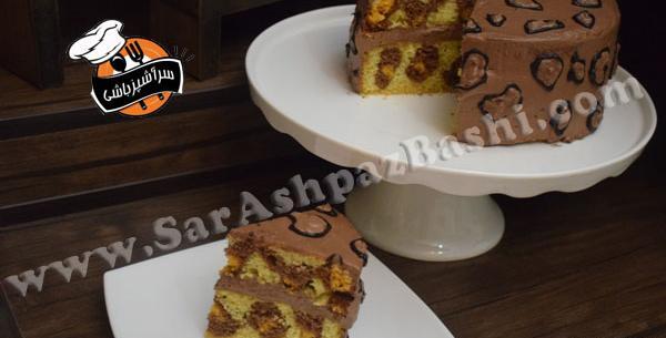 عکس پلنگی برای کیک