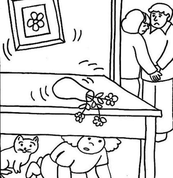 عکس نقاشی درباره ی زلزله