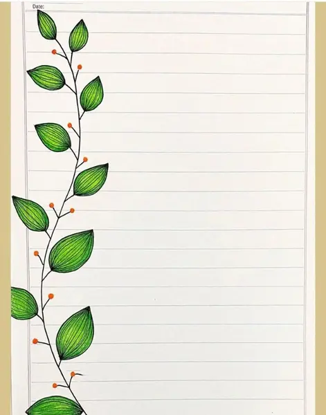 عکس نقاشی ساده ساده برای دفتر مشق
