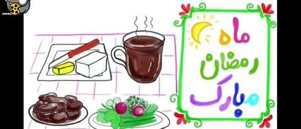 عکس نقاشی ساده میز صبحانه