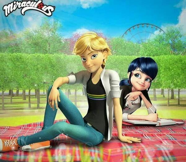 عکس مرینت و آدرین ویسگون