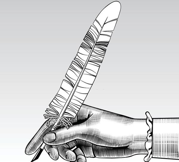 عکس نقاشی فانتزی ساده با مداد سیاه پسرانه
