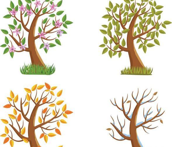 عکس نقاشی ساده برای فصل بهار