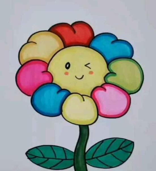 عکس نقاشی ساده قشنگ آسون