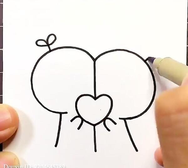 عکس نقاشی ساده قشنگ آسون