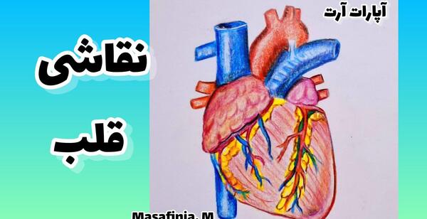 عکس نقاشی ساده قلب واقعی