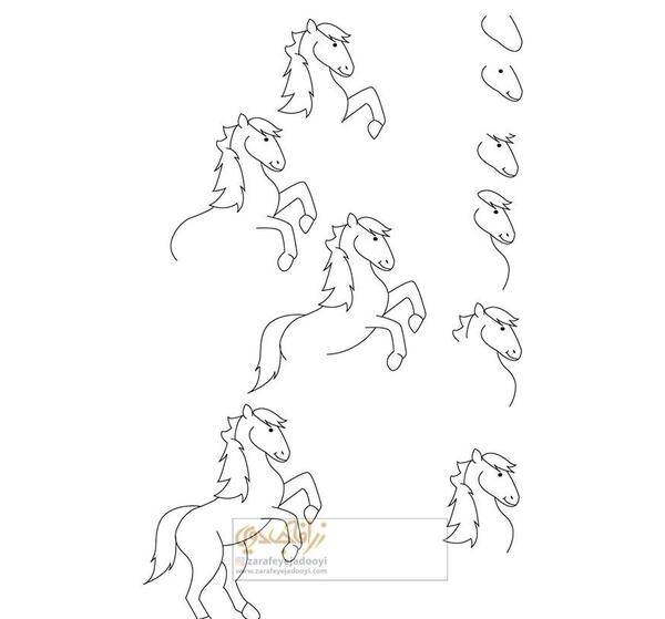 عکس نقاشی قلعه ساده و زیبا