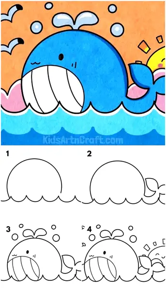 عکس نقاشی ساده و گام به گام