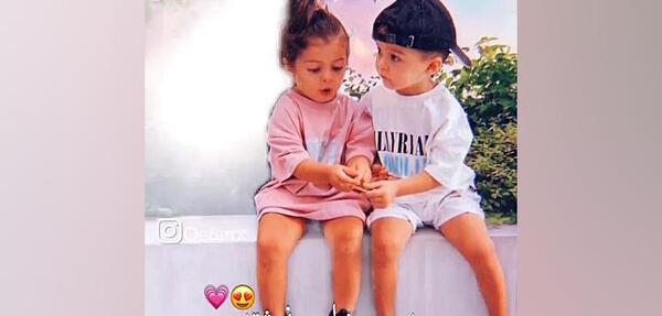 عکس دختر بچه و پسر بچه