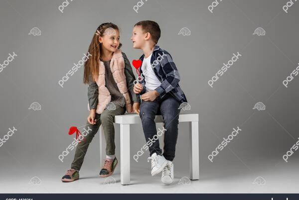 عکس دختر بچه و پسر بچه