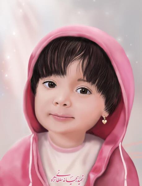 عکس دختر بچه کاپشن صورتی