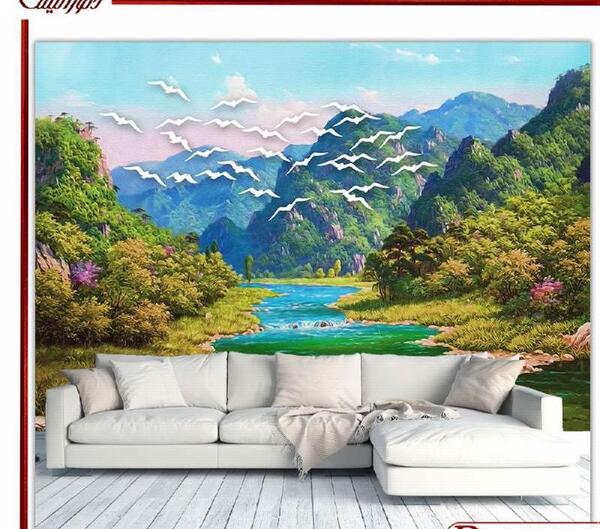 عکس نقاشی طبیعت واقعی