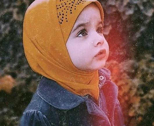 عکس دختر کوچولو ناز با حجاب