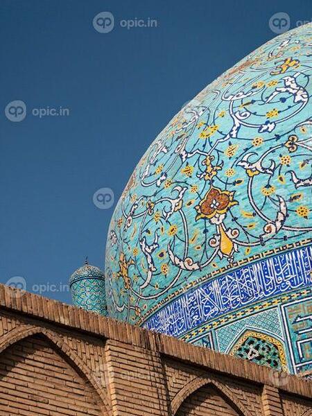 عکس نقاشی ساده مسجد امام اصفهان