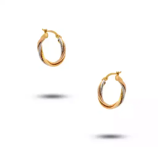عکس و قیمت گوشواره حلقه ای طلا