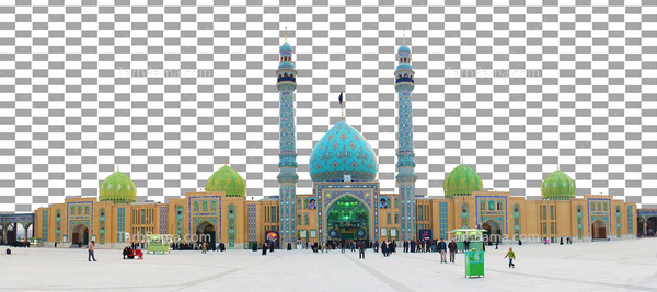 عکس نقاشی ساده مسجد جمکران
