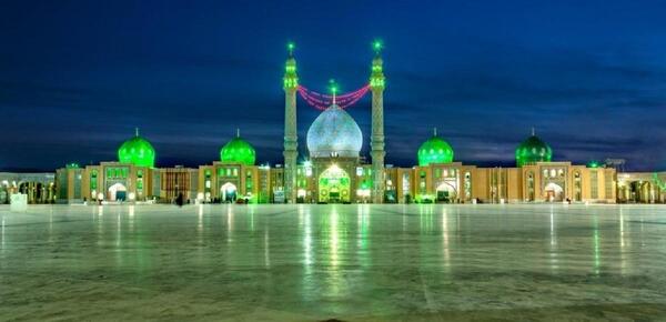 عکس نقاشی ساده مسجد جمکران