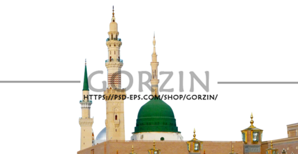 عکس نقاشی ساده مسجد النبی