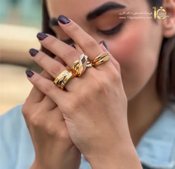 عکس و قیمت انگشتر طلا دخترانه