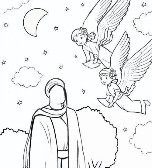 عکس نقاشی ساده نقاشی حضرت محمد کلاس سوم