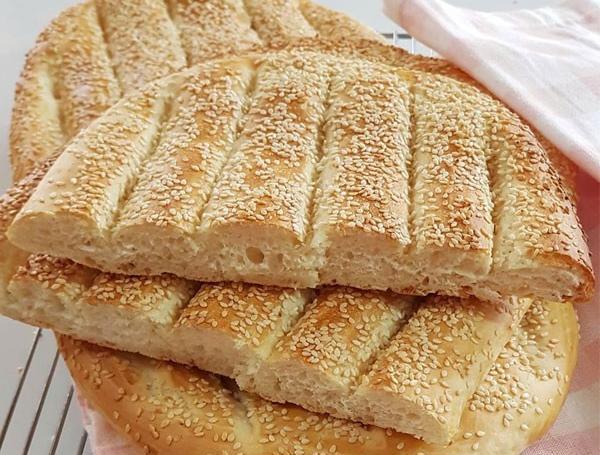 عکس نقاشی ساده نان بربری