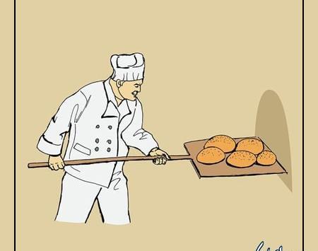 عکس نقاشی ساده نان ها