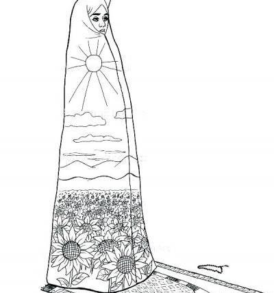 عکس نقاشی ساده برای نماز خواندن